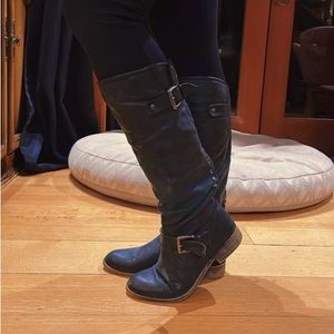 Tall boots size 8.5 dark Grey